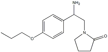 1-[2-amino-2-(4-propoxyphenyl)ethyl]pyrrolidin-2-one