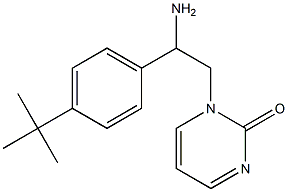 1-[2-amino-2-(4-tert-butylphenyl)ethyl]pyrimidin-2(1H)-one Structure