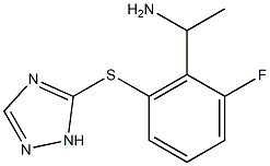 1-[2-fluoro-6-(1H-1,2,4-triazol-5-ylsulfanyl)phenyl]ethan-1-amine