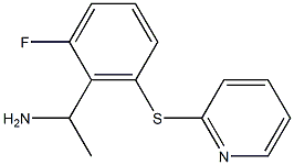 1-[2-fluoro-6-(pyridin-2-ylsulfanyl)phenyl]ethan-1-amine