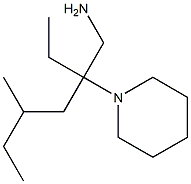 1-[3-(aminomethyl)-5-methylheptan-3-yl]piperidine Structure