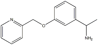 1-[3-(pyridin-2-ylmethoxy)phenyl]ethanamine