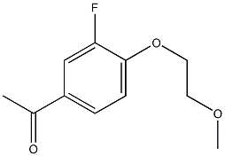  1-[3-fluoro-4-(2-methoxyethoxy)phenyl]ethan-1-one