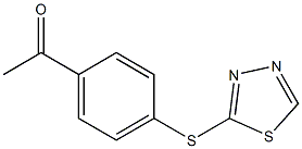  1-[4-(1,3,4-thiadiazol-2-ylsulfanyl)phenyl]ethan-1-one