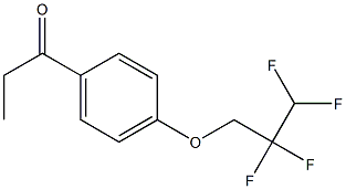 1-[4-(2,2,3,3-tetrafluoropropoxy)phenyl]propan-1-one