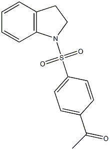 1-[4-(2,3-dihydro-1H-indole-1-sulfonyl)phenyl]ethan-1-one
