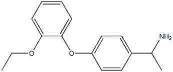 1-[4-(2-ethoxyphenoxy)phenyl]ethan-1-amine 化学構造式