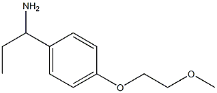  1-[4-(2-methoxyethoxy)phenyl]propan-1-amine