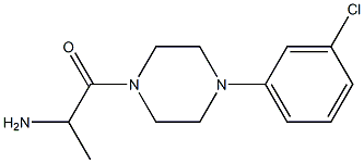 1-[4-(3-chlorophenyl)piperazin-1-yl]-1-oxopropan-2-amine|
