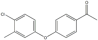 1-[4-(4-chloro-3-methylphenoxy)phenyl]ethan-1-one