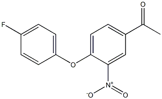 1-[4-(4-fluorophenoxy)-3-nitrophenyl]ethan-1-one|