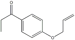 1-[4-(allyloxy)phenyl]propan-1-one 化学構造式