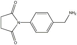 1-[4-(aminomethyl)phenyl]pyrrolidine-2,5-dione Struktur