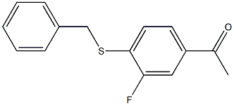 1-[4-(benzylsulfanyl)-3-fluorophenyl]ethan-1-one