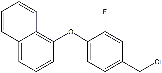 1-[4-(chloromethyl)-2-fluorophenoxy]naphthalene