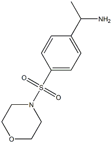 1-[4-(morpholine-4-sulfonyl)phenyl]ethan-1-amine Structure