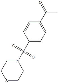  1-[4-(thiomorpholine-4-sulfonyl)phenyl]ethan-1-one