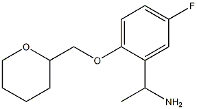 1-[5-fluoro-2-(oxan-2-ylmethoxy)phenyl]ethan-1-amine