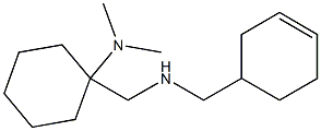1-{[(cyclohex-3-en-1-ylmethyl)amino]methyl}-N,N-dimethylcyclohexan-1-amine 结构式