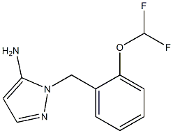  1-{[2-(difluoromethoxy)phenyl]methyl}-1H-pyrazol-5-amine