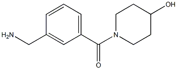 1-{[3-(aminomethyl)phenyl]carbonyl}piperidin-4-ol