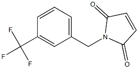 1-{[3-(trifluoromethyl)phenyl]methyl}-2,5-dihydro-1H-pyrrole-2,5-dione,,结构式