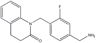 1-{[4-(aminomethyl)-2-fluorophenyl]methyl}-1,2,3,4-tetrahydroquinolin-2-one