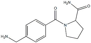  1-{[4-(aminomethyl)phenyl]carbonyl}pyrrolidine-2-carboxamide