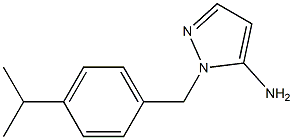 1-{[4-(propan-2-yl)phenyl]methyl}-1H-pyrazol-5-amine