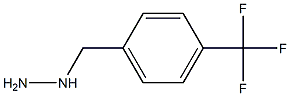 1-{[4-(trifluoromethyl)phenyl]methyl}hydrazine,,结构式