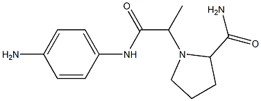 1-{1-[(4-aminophenyl)carbamoyl]ethyl}pyrrolidine-2-carboxamide