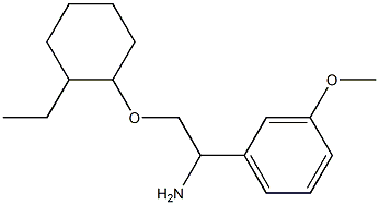 1-{1-amino-2-[(2-ethylcyclohexyl)oxy]ethyl}-3-methoxybenzene|