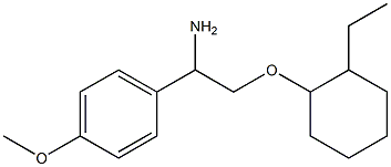 1-{1-amino-2-[(2-ethylcyclohexyl)oxy]ethyl}-4-methoxybenzene