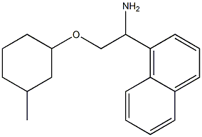 1-{1-amino-2-[(3-methylcyclohexyl)oxy]ethyl}naphthalene