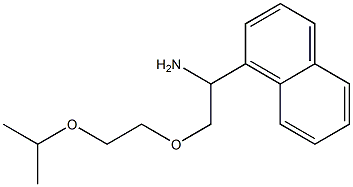 1-{1-amino-2-[2-(propan-2-yloxy)ethoxy]ethyl}naphthalene|