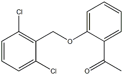 1-{2-[(2,6-dichlorophenyl)methoxy]phenyl}ethan-1-one Structure