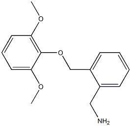1-{2-[(2,6-dimethoxyphenoxy)methyl]phenyl}methanamine