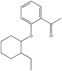 1-{2-[(2-ethylcyclohexyl)oxy]phenyl}ethan-1-one Structure