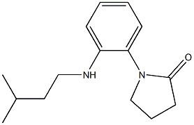 1-{2-[(3-methylbutyl)amino]phenyl}pyrrolidin-2-one|