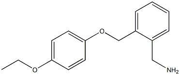 1-{2-[(4-ethoxyphenoxy)methyl]phenyl}methanamine