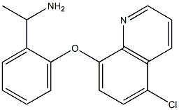  1-{2-[(5-chloroquinolin-8-yl)oxy]phenyl}ethan-1-amine