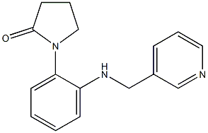 1-{2-[(pyridin-3-ylmethyl)amino]phenyl}pyrrolidin-2-one Structure