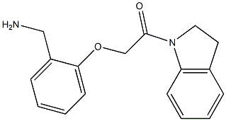  1-{2-[2-(2,3-dihydro-1H-indol-1-yl)-2-oxoethoxy]phenyl}methanamine