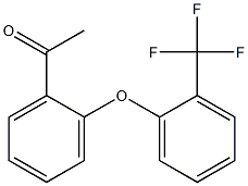 1-{2-[2-(trifluoromethyl)phenoxy]phenyl}ethan-1-one