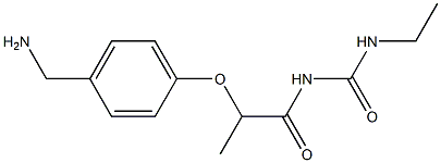 1-{2-[4-(aminomethyl)phenoxy]propanoyl}-3-ethylurea