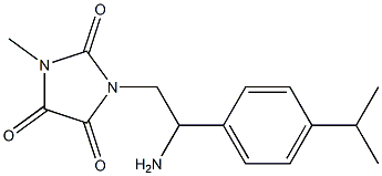  1-{2-amino-2-[4-(propan-2-yl)phenyl]ethyl}-3-methylimidazolidine-2,4,5-trione