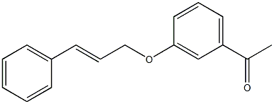 1-{3-[(3-phenylprop-2-en-1-yl)oxy]phenyl}ethan-1-one|