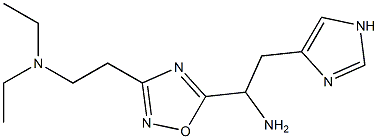 1-{3-[2-(diethylamino)ethyl]-1,2,4-oxadiazol-5-yl}-2-(1H-imidazol-4-yl)ethan-1-amine