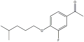 1-{3-fluoro-4-[(4-methylpentyl)oxy]phenyl}ethan-1-one