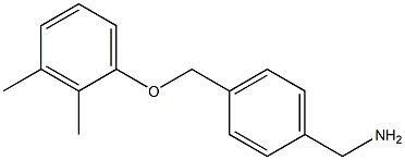 1-{4-[(2,3-dimethylphenoxy)methyl]phenyl}methanamine Structure